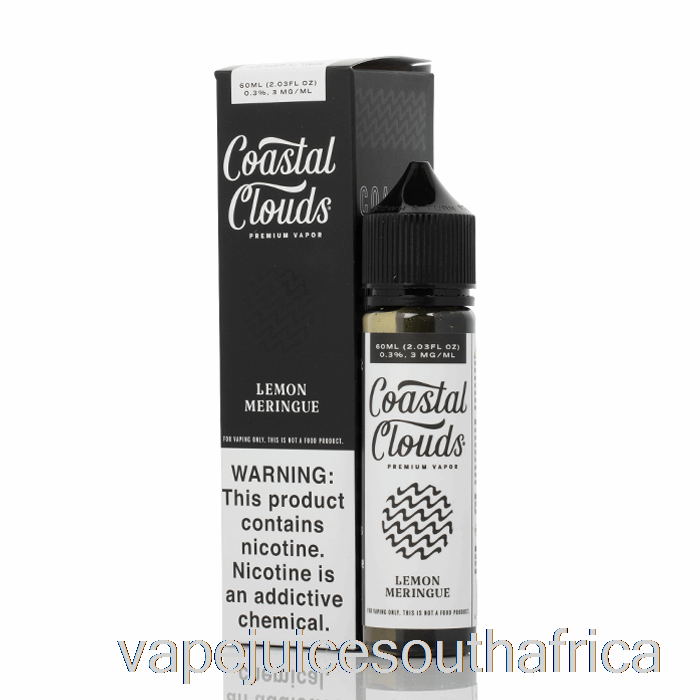 Vape Juice South Africa Lemon Meringue - Coastal Clouds Co. - 60Ml 0Mg